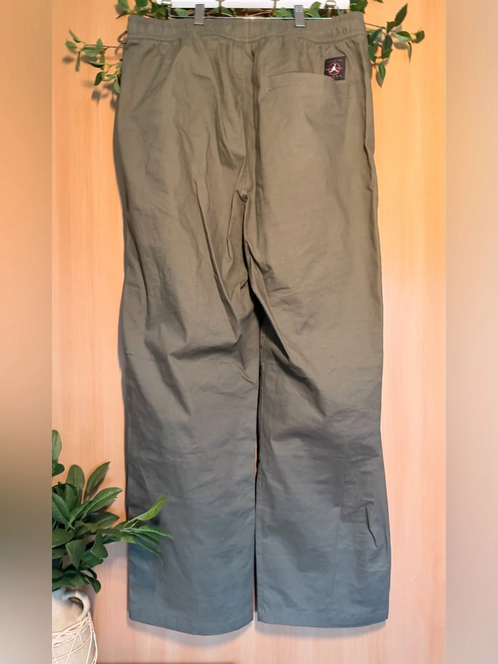 Jordan Olive Green Cargo Pants with Subtle Jumpman